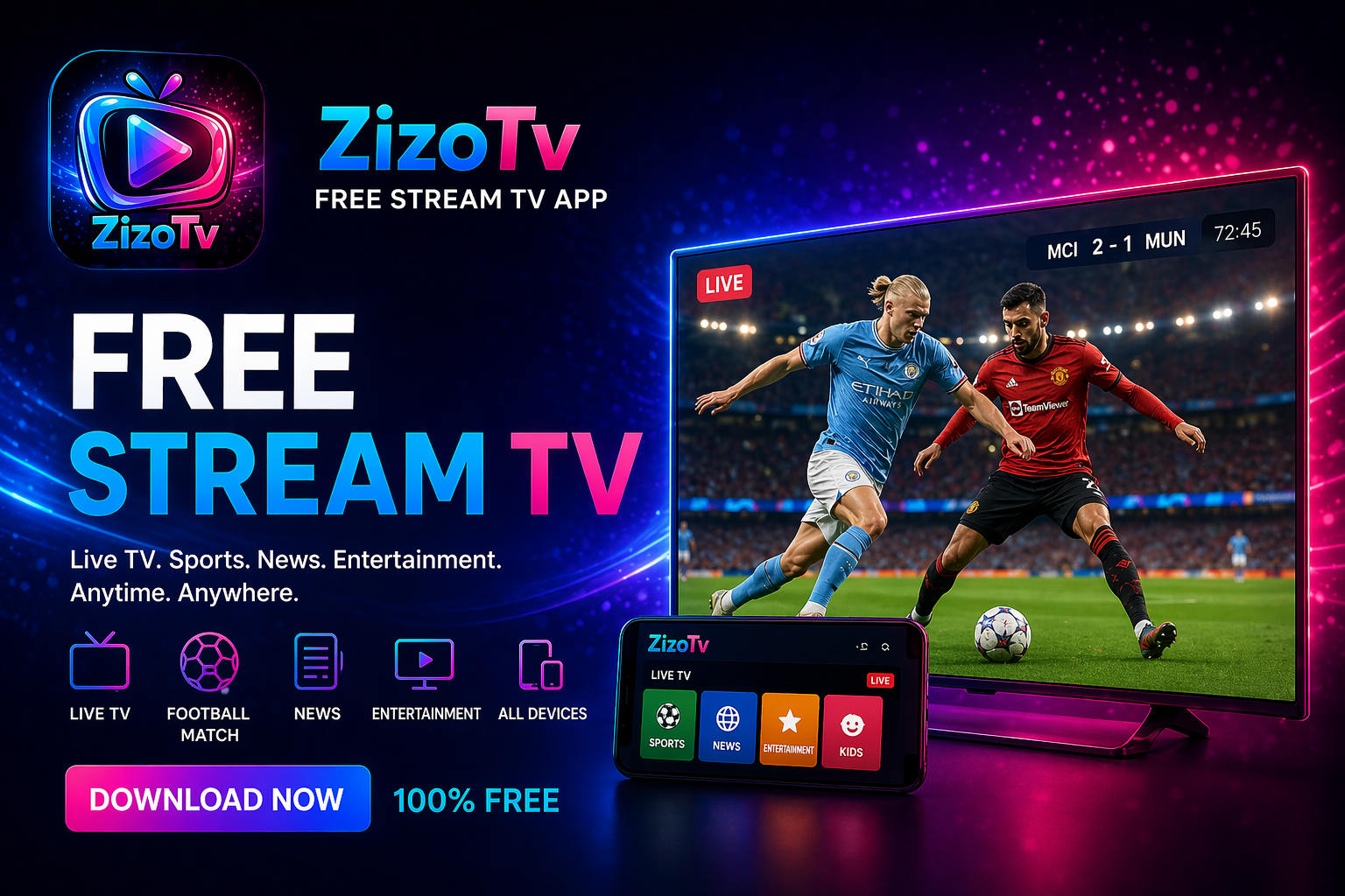 ZizoTv app showcase